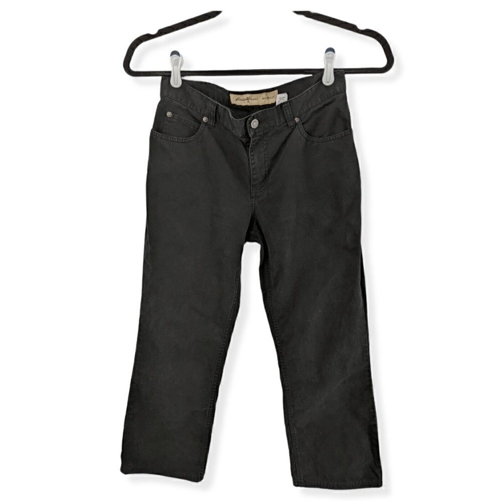 Eddie Bauer Bootcut Jeans Women's Sz 10 (MEAS 31 X 27) Black 100% Cotton
